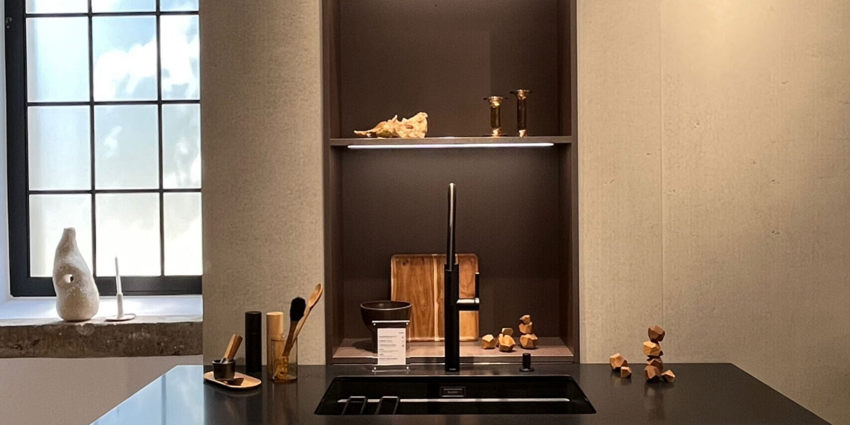 Stylizacja showroomu BLANCO podczas Küchenmeile