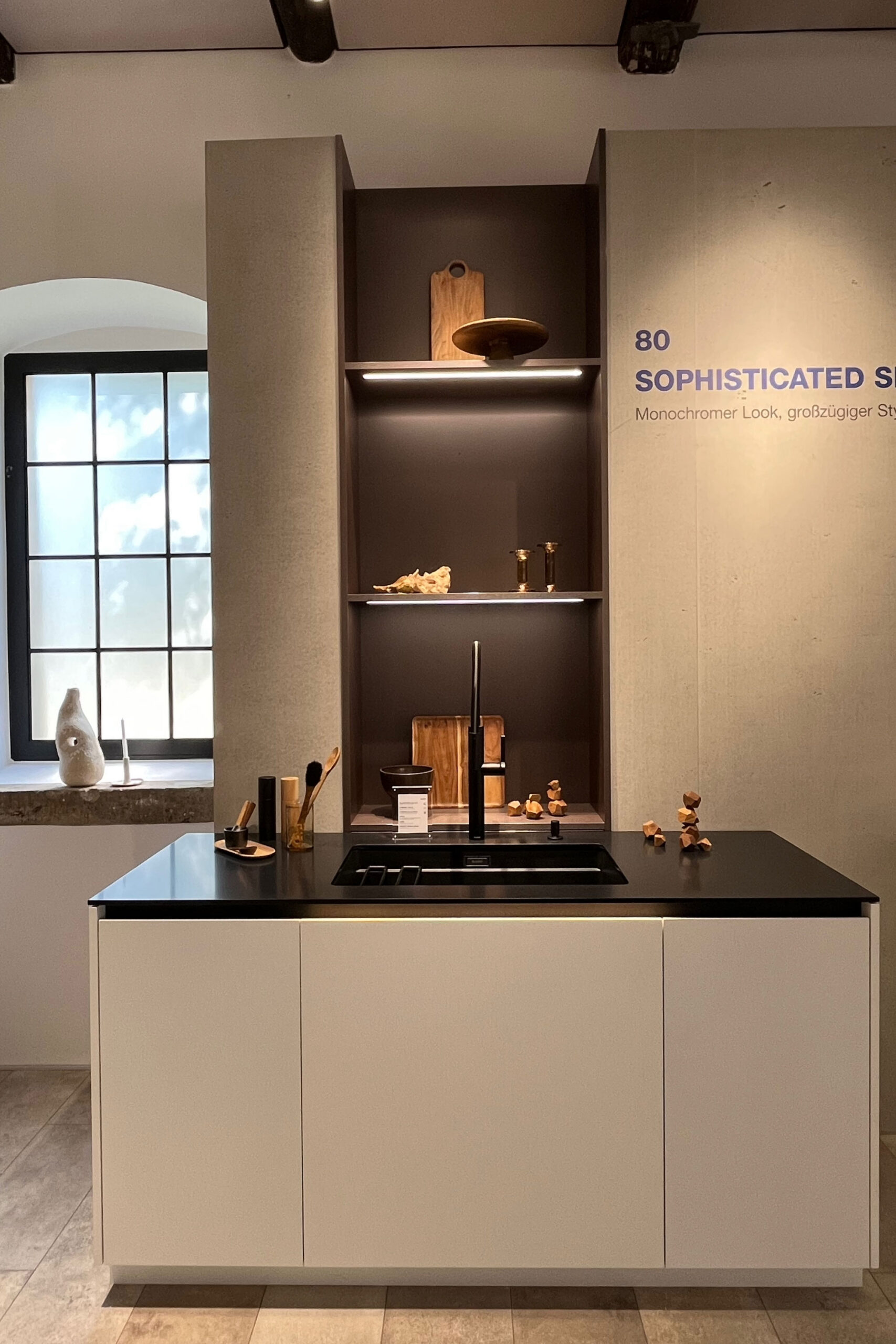 Stylizacja showroomu BLANCO podczas Küchenmeile