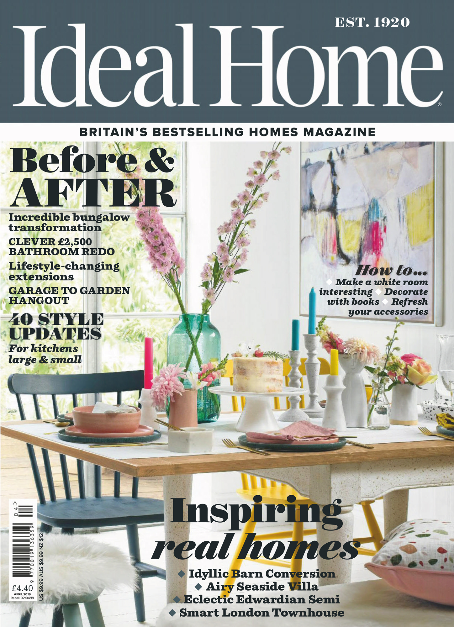 Ideal Home UK April 2019 COVER